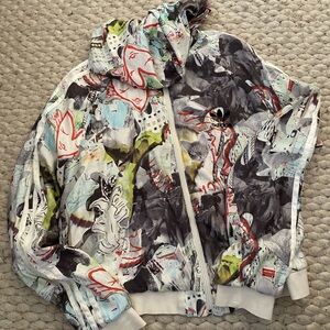 Adidas Retro Graphic Zip up with hood